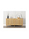 Bufet Din Lemn Bej 150x36x73cm