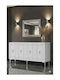 Sideboard Holz Weiß 150x32x75cm