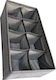 Fabric Storage Case for Clothes Belts Socks Underwear Ties 32x32x10cm