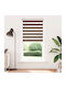 vidaXL Roller Blinds Partial Blackout Brown W105xH230cm 4014392