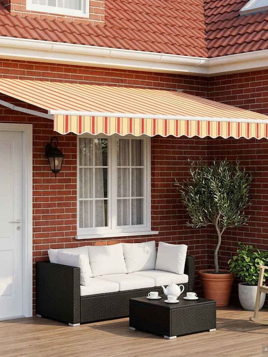 vidaXL Mehrfarbige Terrassenmarkise 5x3m