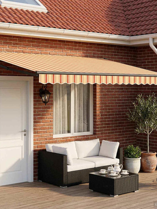 vidaXL Mehrfarbige Terrasse Zelt 5x3m