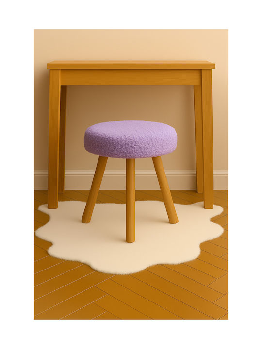 Living Room Wooden Retro Stool 35x35x35cm