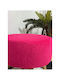 Living Room Wooden Pink Stools