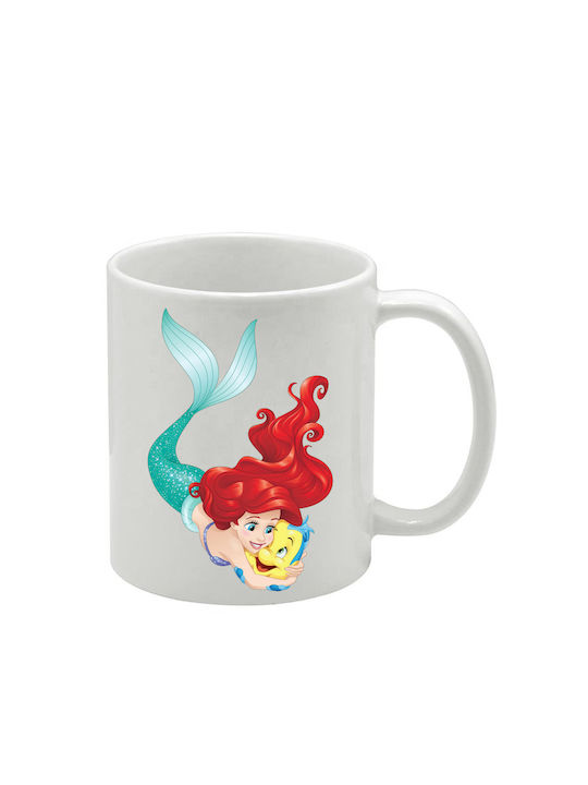 Weiße Tasse Ariel