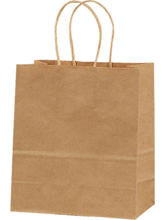 Metron Paper Gift Bag Brown 31x10x26cm