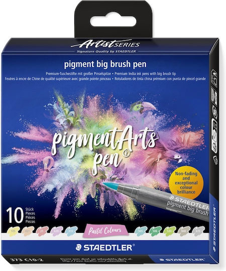 Staedtler Brush Zeichenstifte Zixgrafik Set 10 Farben
