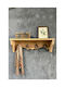 SteweHome Wooden Wall Hanger Brown 60x14x14cm