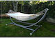 SteweHome Klappbare Hängemattenständer Metallisch Einstellbar 360x275cm