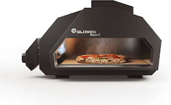 Glowen Cuptor Pizza de Lemn Tradițional Negru