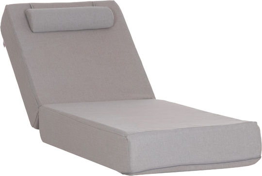 HomeMarkt Waterproof Sunbed Cushion with Backrest Olefin Herringbone