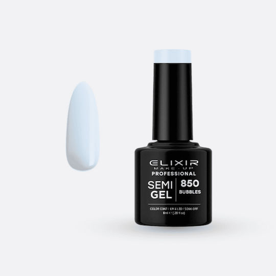 Elixir Semi Полутрайен Лак За Нокти Elixir Semi Gel 850 (bubbles) 8ml
