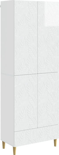 Библиотеки Бели (2 бр.) 66x34.5x95 см