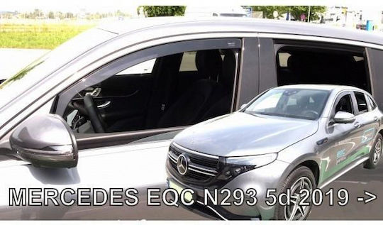 Mercedes Eqc N293 5d 2019+ Ζευγαρι Ανεμοθραυστες Ευκαμπτο Φιμε Πλαστικο Heko 2 Τεμ Ανεμ.23631