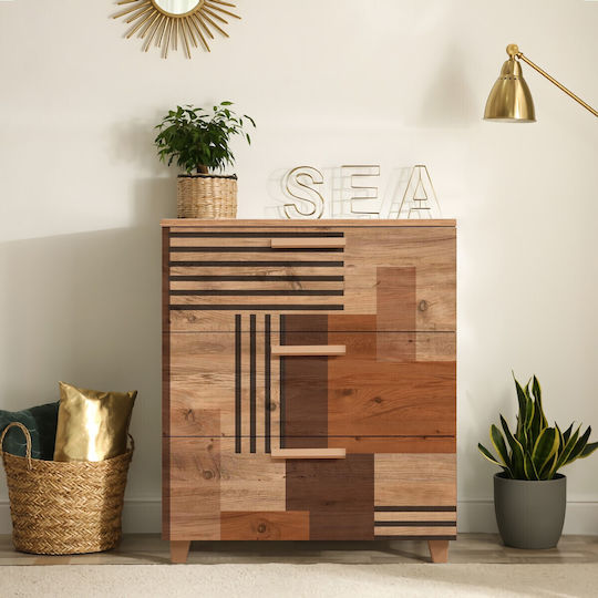 Comodă Dormitor din Lemn Lieta Pin 80x43x95cm