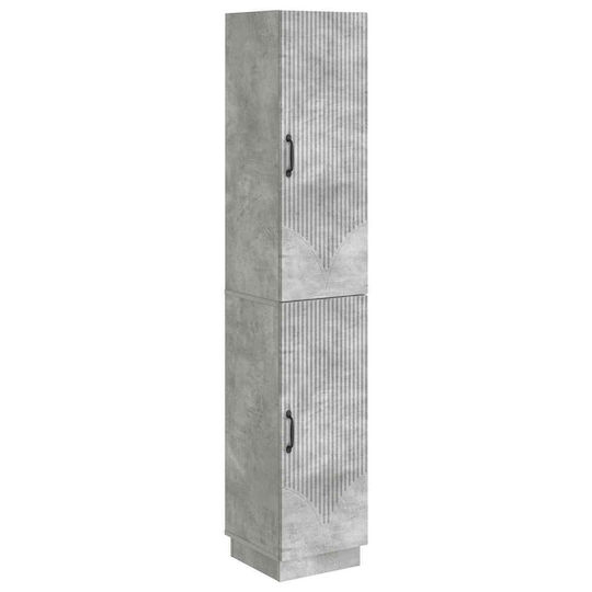 vidaXL Стенна Колона За Баня M33xД34.5xВ87cm Сива