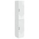 vidaXL Bathroom Column Cabinet Wall Hung M33xD3...