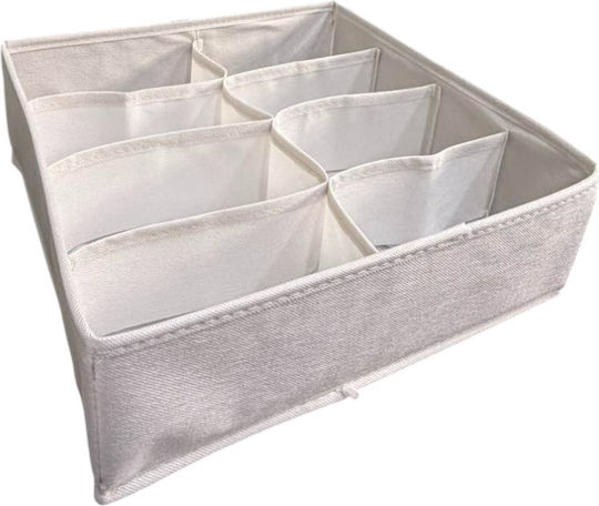 Υφασμάτινη Θήκη Αποθήκευσης Ρούχων 32x32x10cm