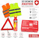 Auto-Notfall-Kit Feuerlöscher Apotheke Din 13164:2022 Reflektierende Weste Dreieck
