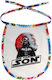 Koupakoupa Star Wars Waterproof Baby Bib Made of 100% Cotton with Lace Band Colored
