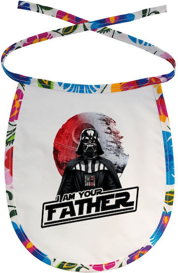 Koupakoupa Star Wars Waterproof Baby Bib Made of 100% Cotton with Lace Band Colored