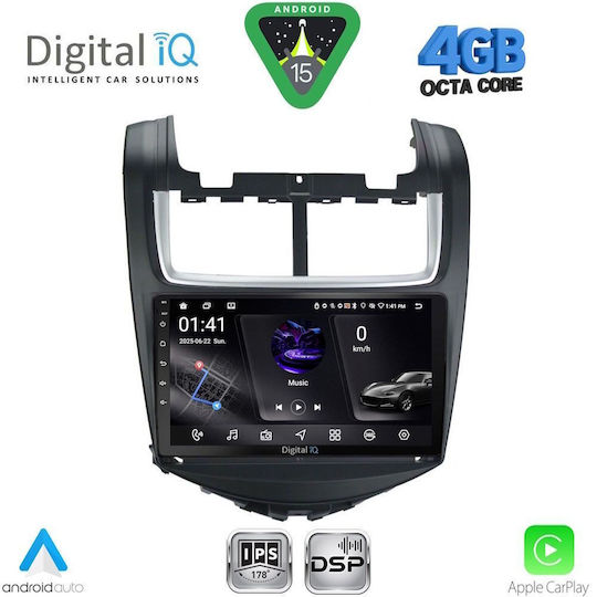 Digital IQ Car Audio System for Chevrolet Aveo 2014-2017 Bluetooth USB WiFi GPS Apple CarPlay Android Auto with 9" Touch Screen