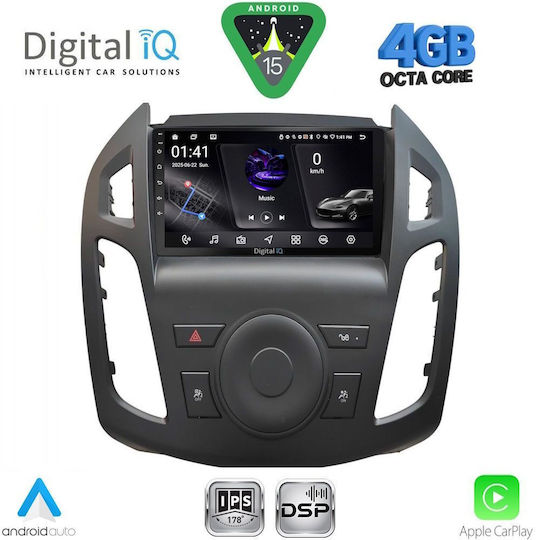 Digital IQ Ηχοσύστημα Αυτοκινήτου για Ford Transit Connect 2013-2018 (Bluetooth/USB/WiFi/GPS/Apple-Carplay/Android-Auto) με Οθόνη Αφής 9"