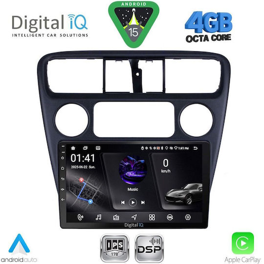 Digital IQ Ηχοσύστημα Αυτοκινήτου για Honda Accord 1998-2004 (Bluetooth/USB/WiFi/GPS/Apple-Carplay/Android-Auto) με Οθόνη Αφής 9"