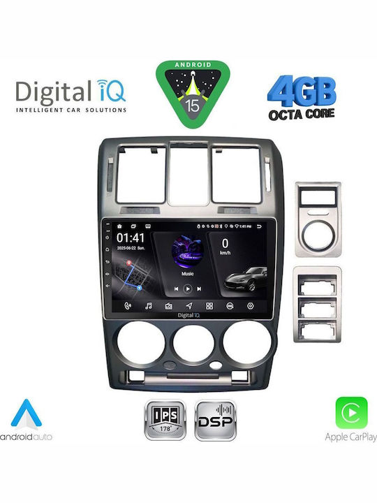 Digital IQ Car Audio System for Hyundai Getz 2002-2011 Bluetooth USB WiFi GPS Apple CarPlay Android Auto with 9" Touch Screen