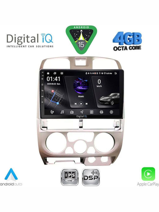 Digital IQ Car Audio System Isuzu D-Max 2002-2008 Bluetooth USB WiFi GPS Apple CarPlay Android Auto with 9" Touch Screen