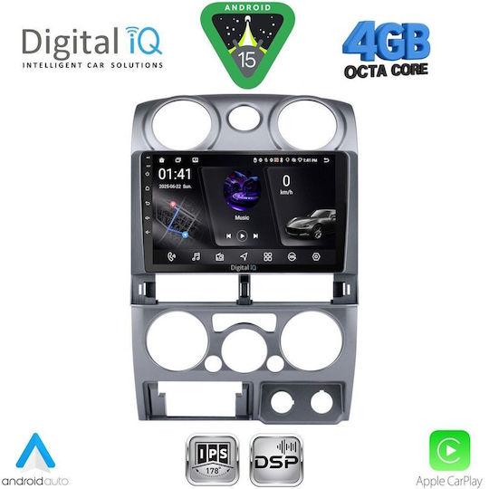 Digital IQ Ηχοσύστημα Αυτοκινήτου Isuzu D-Max 2008-2012 (Bluetooth/USB/WiFi/GPS/Apple-Carplay/Android-Auto) με Οθόνη Αφής 9"