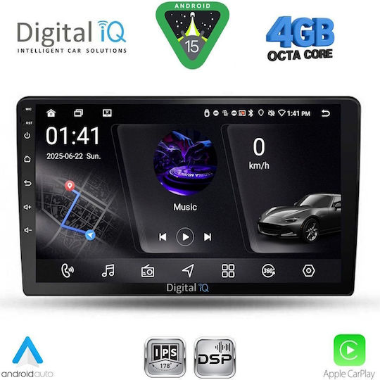 Digital IQ Ηχοσύστημα Αυτοκινήτου για Kia Ceed 2006-2009 (Bluetooth/USB/WiFi/GPS/Apple-Carplay/Android-Auto) με Οθόνη Αφής 9"