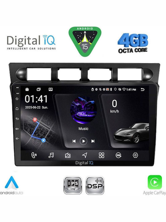 Digital IQ Car Audio System for Kia Picanto 2004-2008 Bluetooth USB WiFi GPS Apple CarPlay Android Auto with 9" Touch Screen