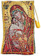 Stoff-Talisman Jesus Christus Panagia Theotokos