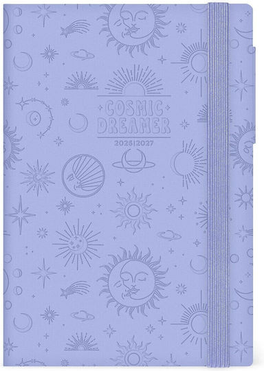 Legami Milano Εβδομαδιαία Ατζέντα 2026/27 Cosmic Lilac 12x18εκ.
