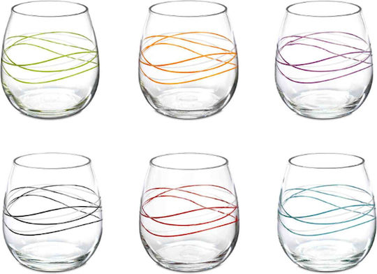 Decover Water Glass Set Made of Glass 520ml 6 Pieces