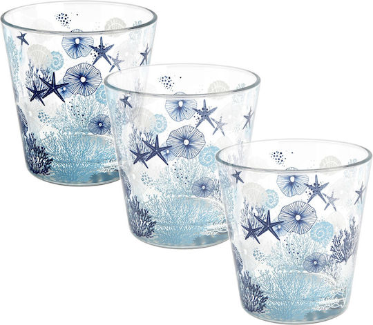 Decover Set Water Glasses Made of Glass 270ml 3 Pieces