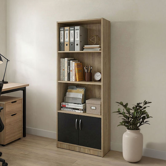 Bibliotecă Tekaro Bej 60x29x166cm