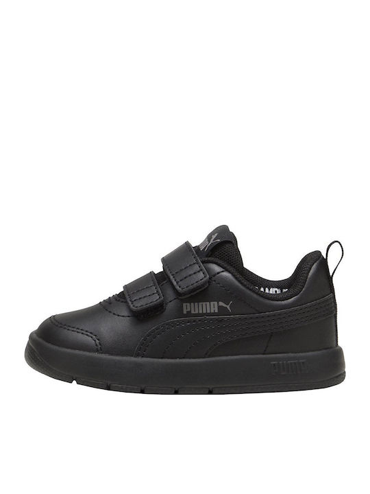 PUMA Courtflex V3 Kinder Sneaker Schwarz