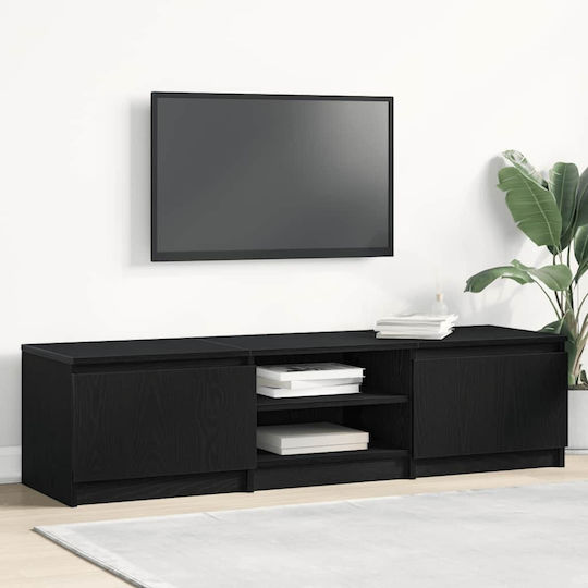 Dulap TV Negru 140x40x36cm
