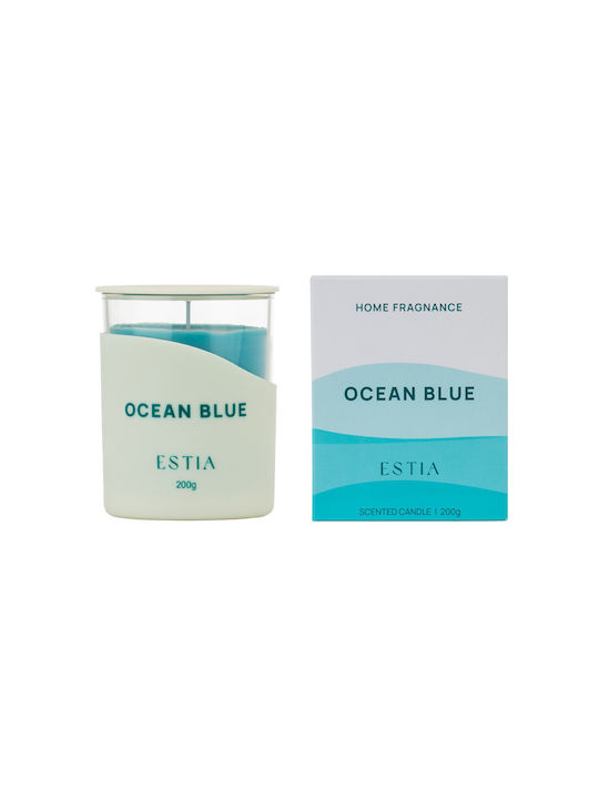 Estia Lumânare Aromatică în Borcan cu Miros de Ocean 200gr