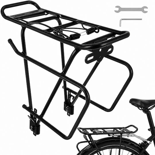 Suport De Bicicletă Montat Pe Cadru Zola Aluminiu Greutate Maximă Suportată 25 Kg 38 X 17 X 36 Cm Negru