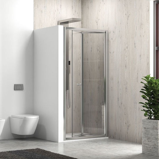 Karag M4s Shower Cabin with Foldable Door 66x180cm Clear Glass Cromo