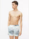 Men's Swim Shorts Light Turquoise Floral