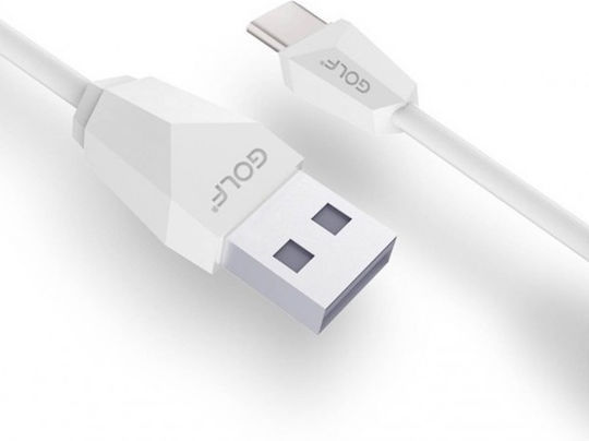 Golf Cablu Micro USB Regular USB 2.0 Alb 1m 1828 1 Bucată