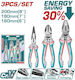 Total Pliers Set 3 Pieces