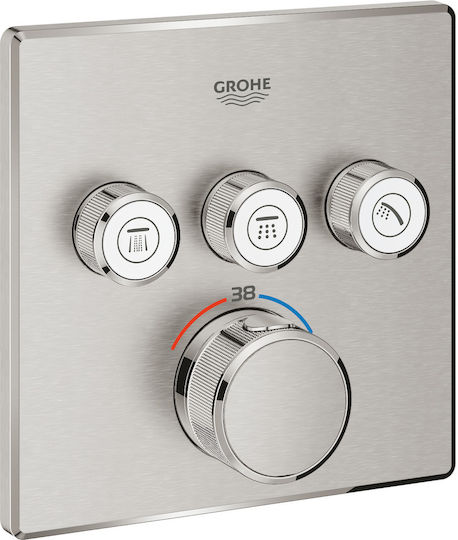 Grohe Combiner Baterie Încorporabilă pentru Duș Gri