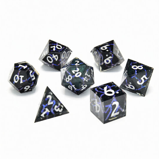Divine Within Scharfe Kante Resin Rollenspiele Würfel Set