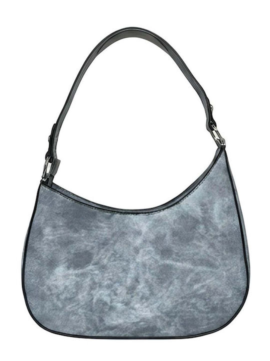 Gallantry Damen Hobo Schultertasche Wasch Denim Effekt Abnehmbarer Gurt Blau