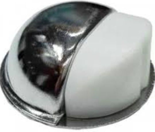Door Stopper Magnetic Wooden Silver